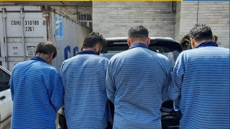 لحظه دستگیری سارقان خشن توسط ماموران پلیس