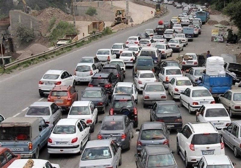 ترافیک سنگین در ورودیهای تهران