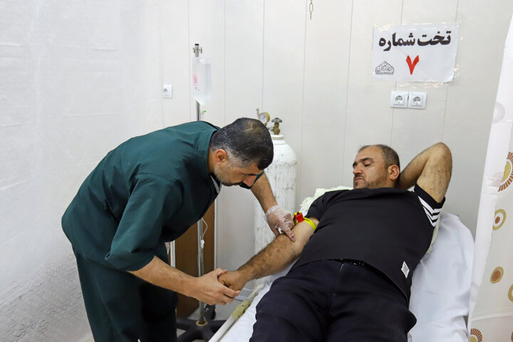 خدمت عاشقانه بسیج جامعه پزشکی البرز در اربعین حسینی