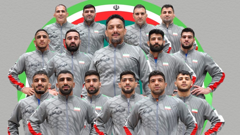 ساعت مسابقات کشتی با حضور رحمان عموزاد، کامران قاسمپور، سعید اسماعیلی، هادی ساروی