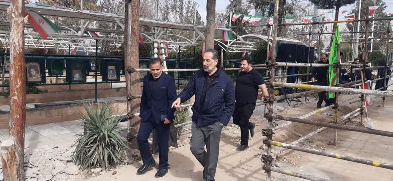 آمادگی بقاع متبرکه البرز برای خدمت رسانی در شرایط جنگ/ اولویت توسعه گلزار شهدای امامزاده طاهر (ع)