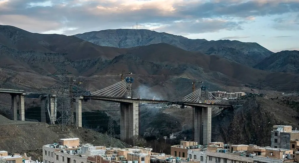 آخرین وضعیت پل بی ۱ کرج که در جنگ رمضان مورد هدف دشمن قرار گرفت