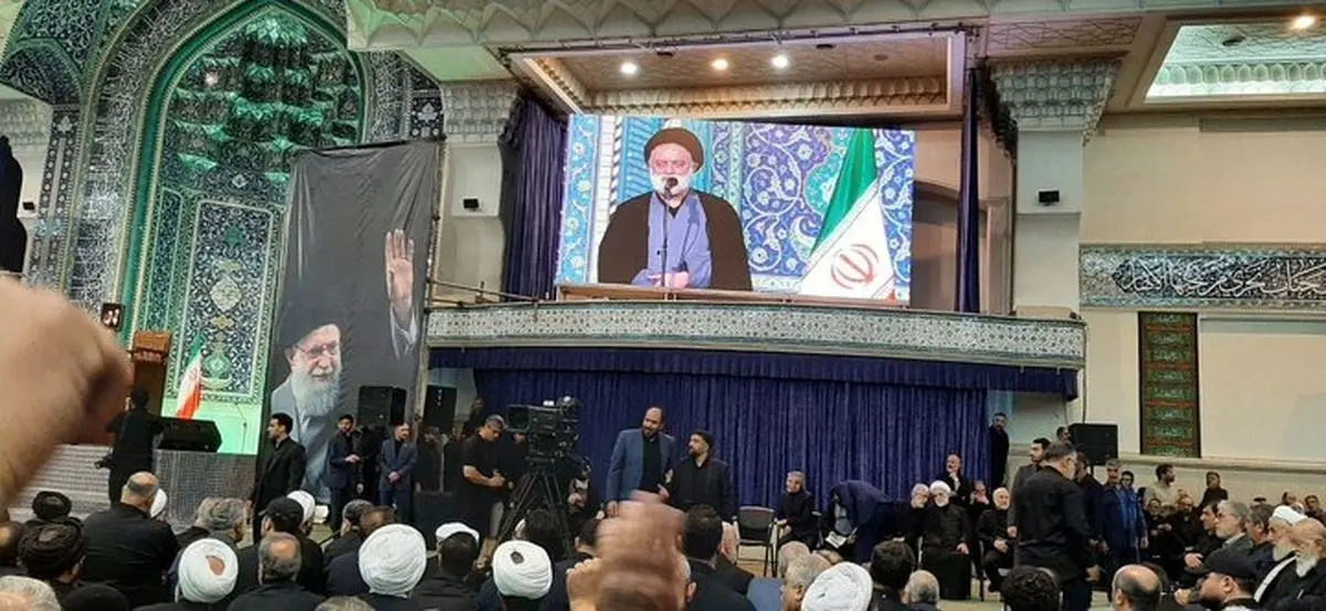 ابلاغ پیام تشکر رهبر انقلاب از ملت ایران و عراق و دست‌اندرکاران برگزاری مراسم تشییع و تدفین و بدرقه رهبر شهید انقلاب